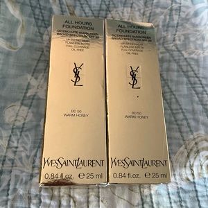 Warm honey YSL foundation